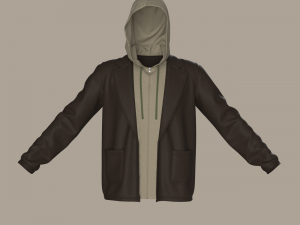 Clothing high-poly Set Sport Casual Modelo 3D