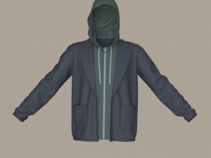 Clothing high-poly Set Sport Casual Modelo 3D