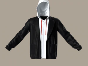 Clothing high-poly Set Sport Casual 3D Model