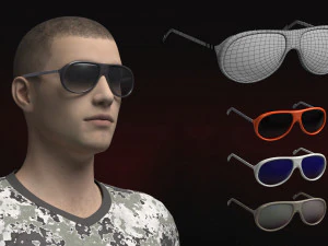 Аксесуари для сонцезахисних окулярів 3D Модель