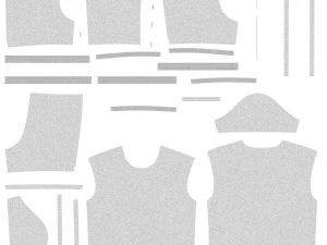 Одежда высокополигональная Комплект Футболка Брюки 3D Модель