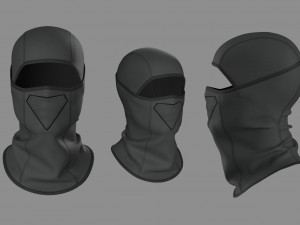 Clothing high-poly Balaclava Modèle 3D