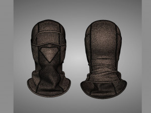 Clothing high-poly Balaclava Modèle 3D