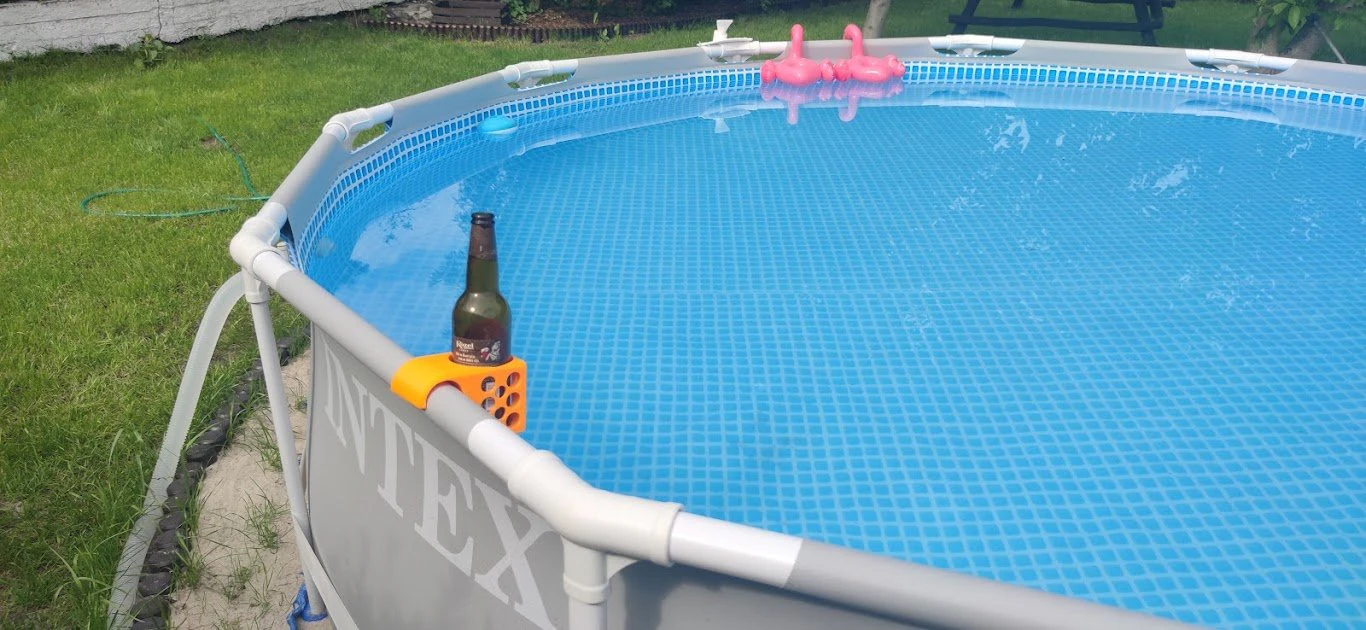 Pool Intex bottle hanger 3D Print Model .c4d .max .obj .3ds .fbx .stl .blend 