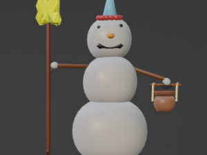 Snowman 3D 模型