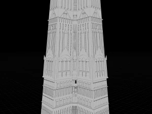 Orthanc Isengard 3D Model