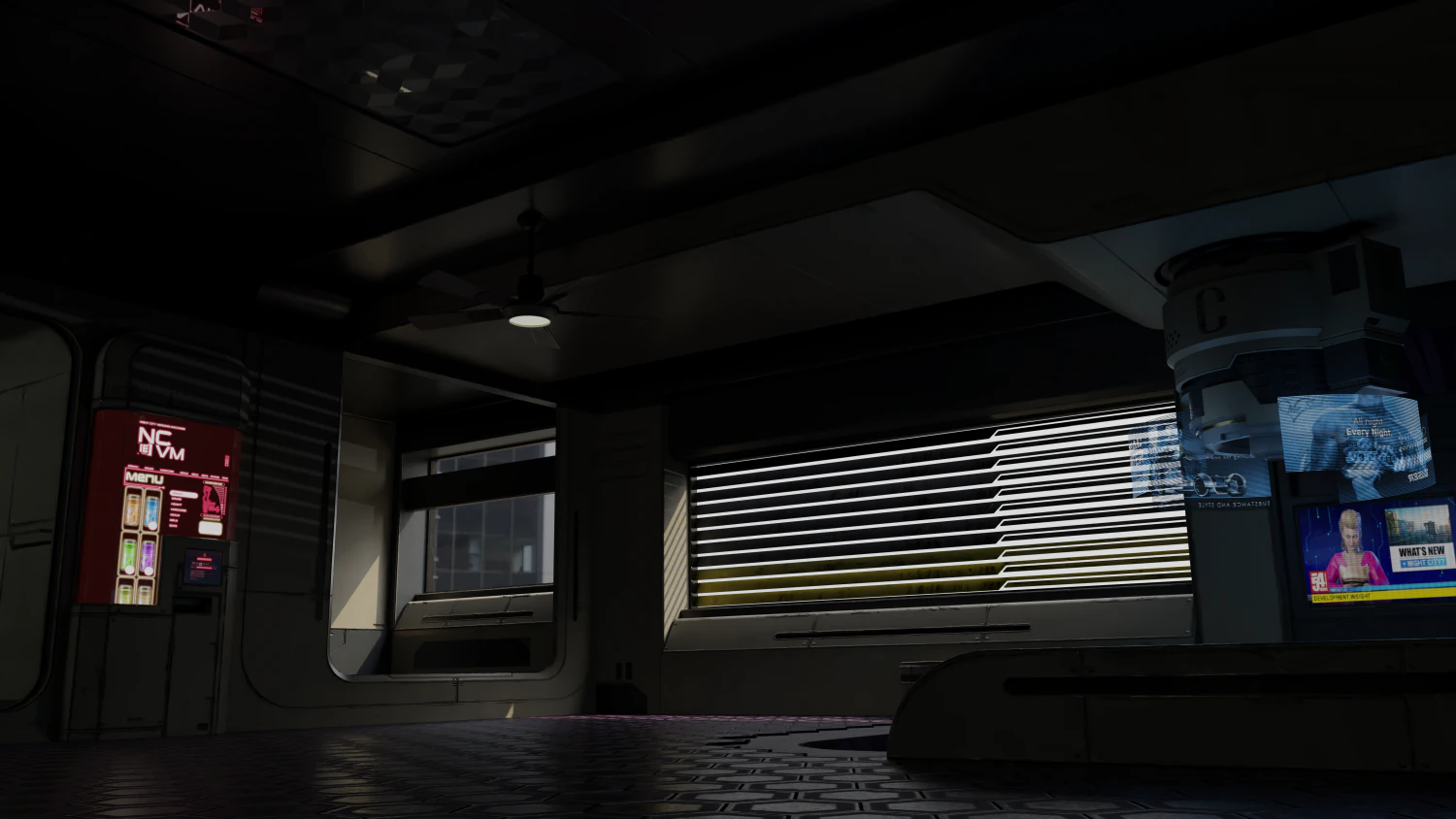 Cyberpunk 2077 V apartment 3D Model .c4d .max .obj .3ds .fbx .stl .blend 