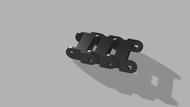 Drag chain cable 13x26 mm 3D Print Model .c4d .max .obj .3ds .fbx .stl .blend 