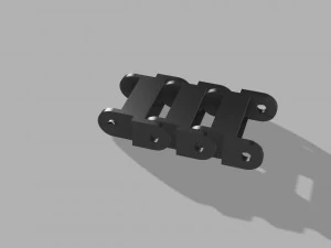 Schleppkettenkabel 13x26 mm 3D Druckmodell