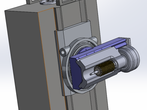 Hobbing machine head 3D Model