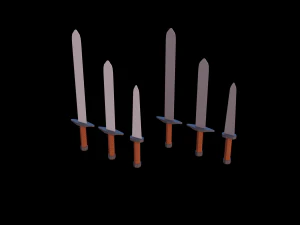 LOW-POLY Instruments 3D Model