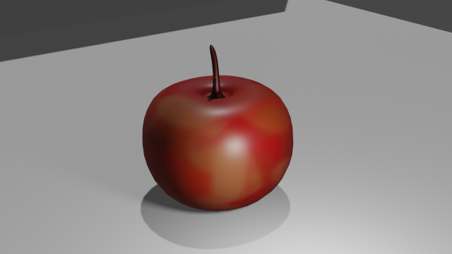 Apple 3D Модель .c4d .max .obj .3ds .fbx .stl .blend 