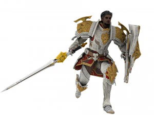 Ancient Chinese General model 3D Model