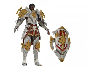 Ancient Chinese General model 3D Model