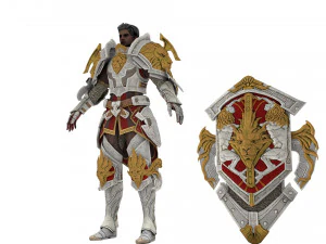 Ancient Chinese General model 3D Model