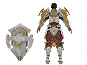 Ancient Chinese General model Modelo 3D