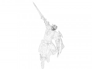 Ancient Chinese General model Modelo 3D