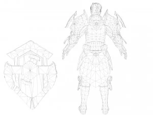 Ancient Chinese General model 3D Model