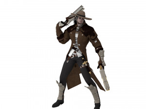 Cowboy Modello 3D