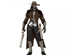 Cowboy 3D Model