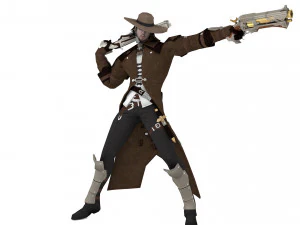 Cowboy 3D Model