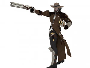 Cowboy 3D Model