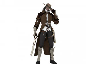 Cowboy 3D Model