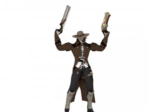 Cowboy 3D Model