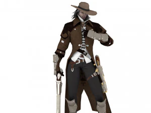 Cowboy 3D Model