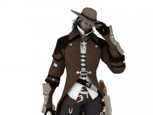 Cowboy Modello 3D