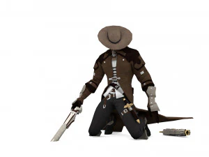 Cowboy 3D Model