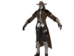 Cowboy Modello 3D