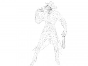 Cowboy Modello 3D