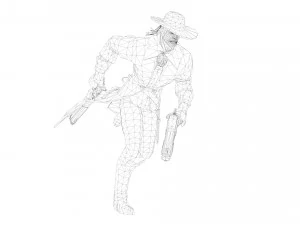 Cowboy 3D Model