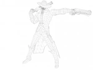 Cowboy 3D Model