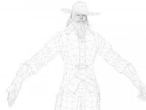Cowboy 3D Model