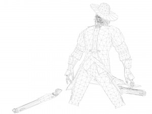 Cowboy Modello 3D
