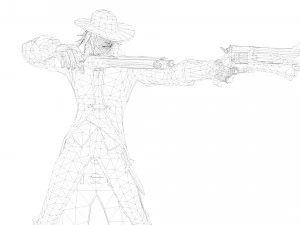 Cowboy 3D Model