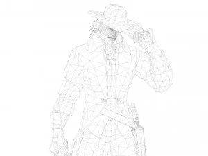 Cowboy 3D Model