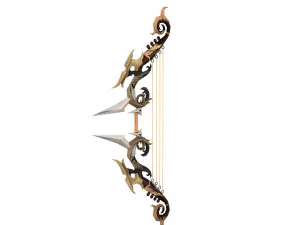3D Archer Rigged Hair 3D Model