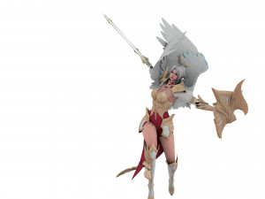 Personnage féminin Evora Angel Modèle 3D
