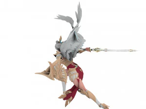 Evora Angel Female Character 3D Model
