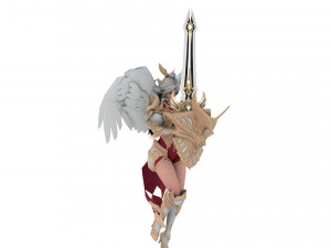 Personnage féminin Evora Angel Modèle 3D