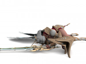 Personnage féminin Evora Angel Modèle 3D