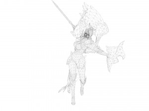 Personnage féminin Evora Angel Modèle 3D