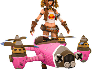 3D Primrose Egypt - Game Ready model 3D 模型