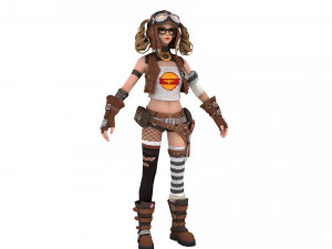 3D Primrose Egypt - Game Ready model 3D Model