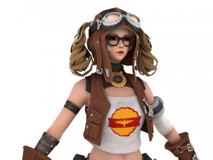 3D Primrose Egypt - Game Ready model 3D Model