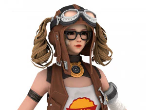 3D Primrose Egypt - Game Ready model 3D Model