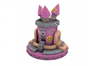 3D Primrose Egypt - Game Ready model 3D Model